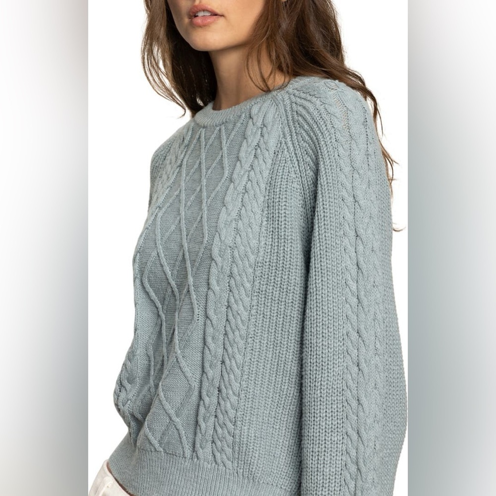 Sanctuary - Nomad Cable Cotton Knit Sweater, Small